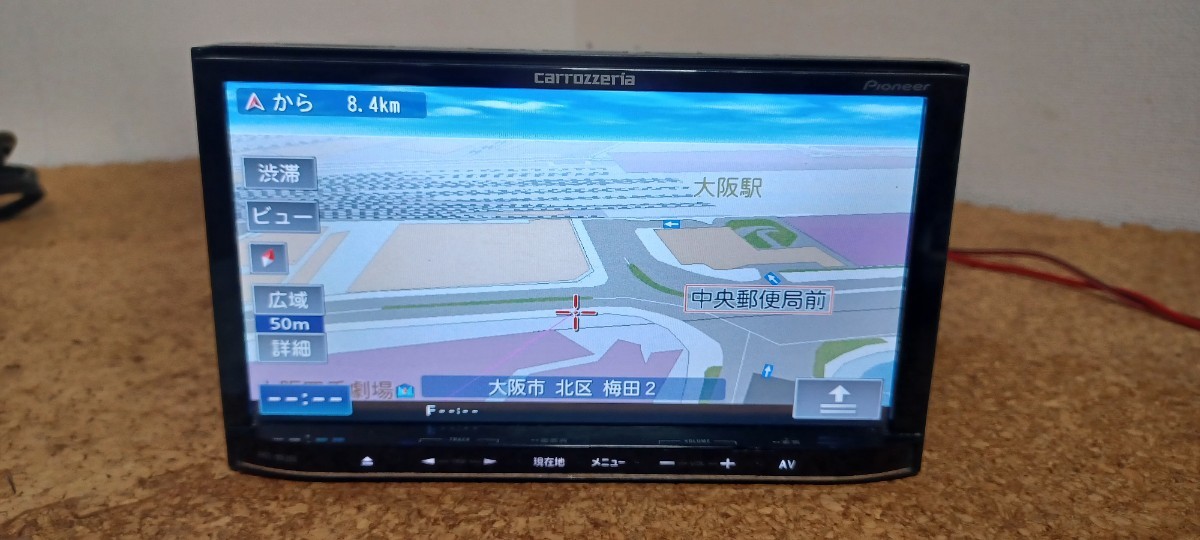 カロッツェリア　AVIC-MRZ09　フルセグ　CD DVD Bluetooth SD メモリーナビ 地図バージョン　2012年_画像1