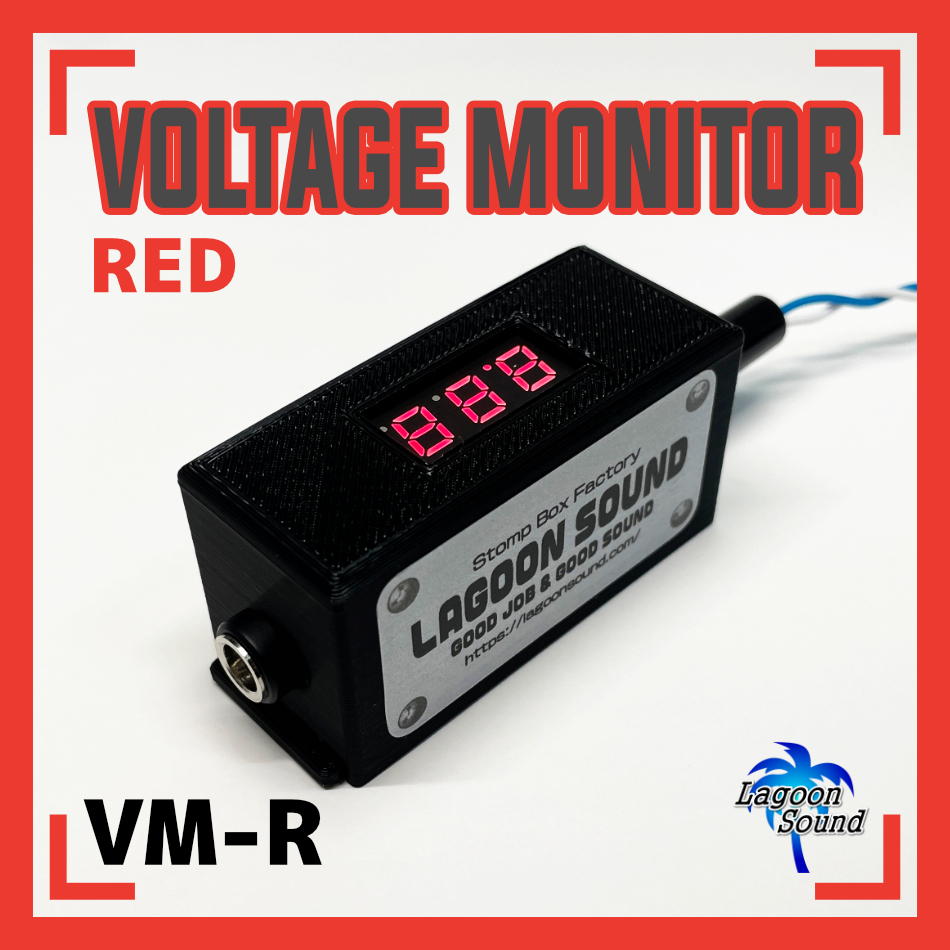 VM-R】電力安心！ボルテージモニター【 VOLTAGE MONITOR 】軽量小型！ボードの新アイテム！ミニデジタル電圧計=RED= #OTHER #LAGOONSOUND_画像1