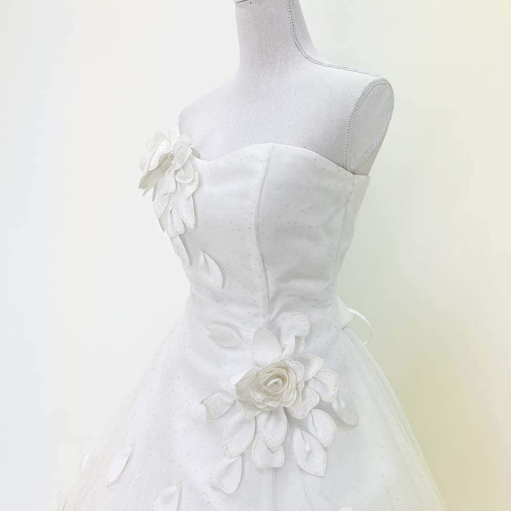  used wedding dress FANCY made in Japan 9~13 number T wedding photo . two next . etc. photographing costume wedding costume A line W-190