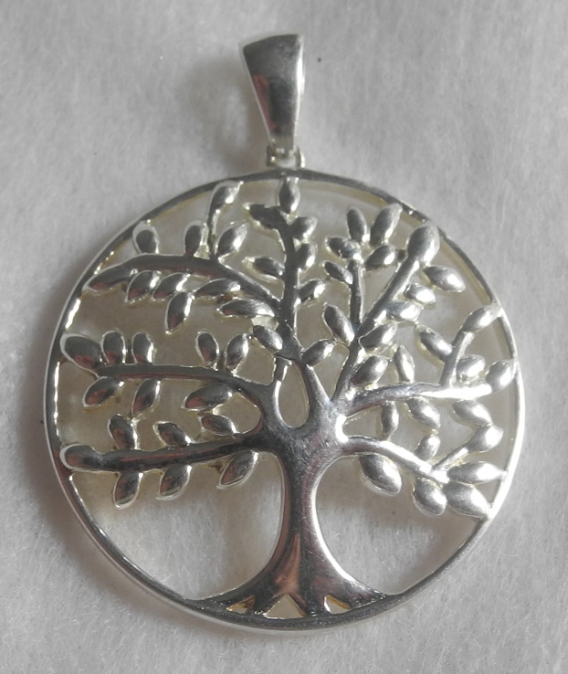  Англия античный серебряный craft серебряный подвеска дерево tree открытый дизайн sterling серебряный 