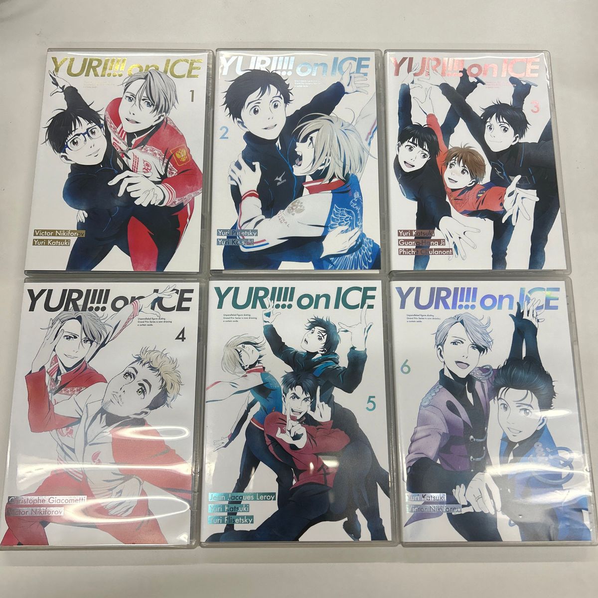 ユーリ!!! on ICE Blu-ray 1〜6巻 全巻セット　YURI!!! on ICE