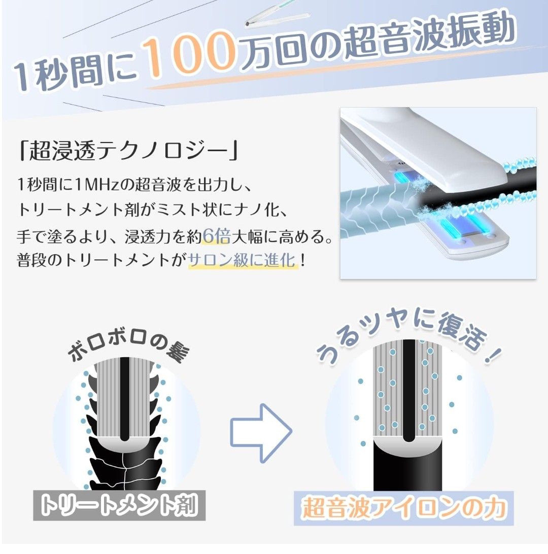 キボア 超音波アイロン トリートメント