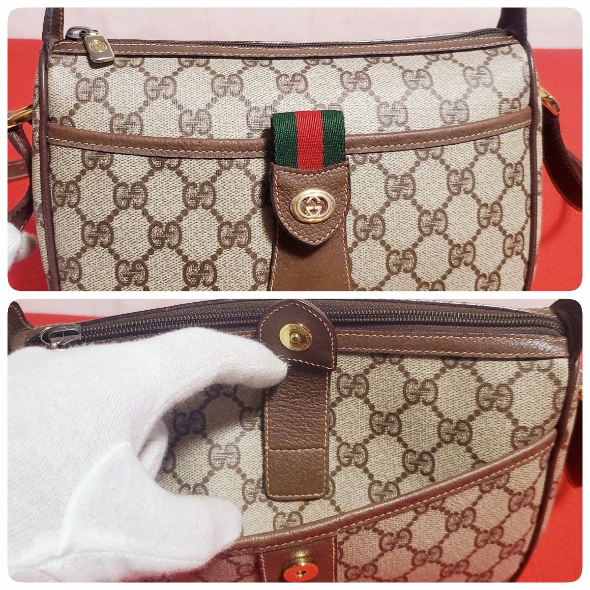 極美品 正規品》GUCCIグッチミニショルダーバッグ/オールドグッチ