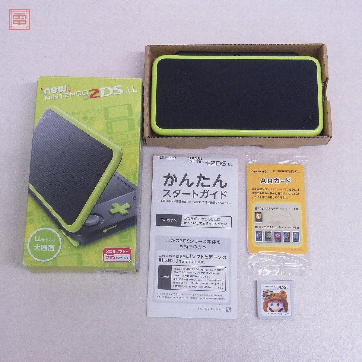 Yahoo!オークション - new ニンテンドー2DS LL 本体 ブラック×ライム