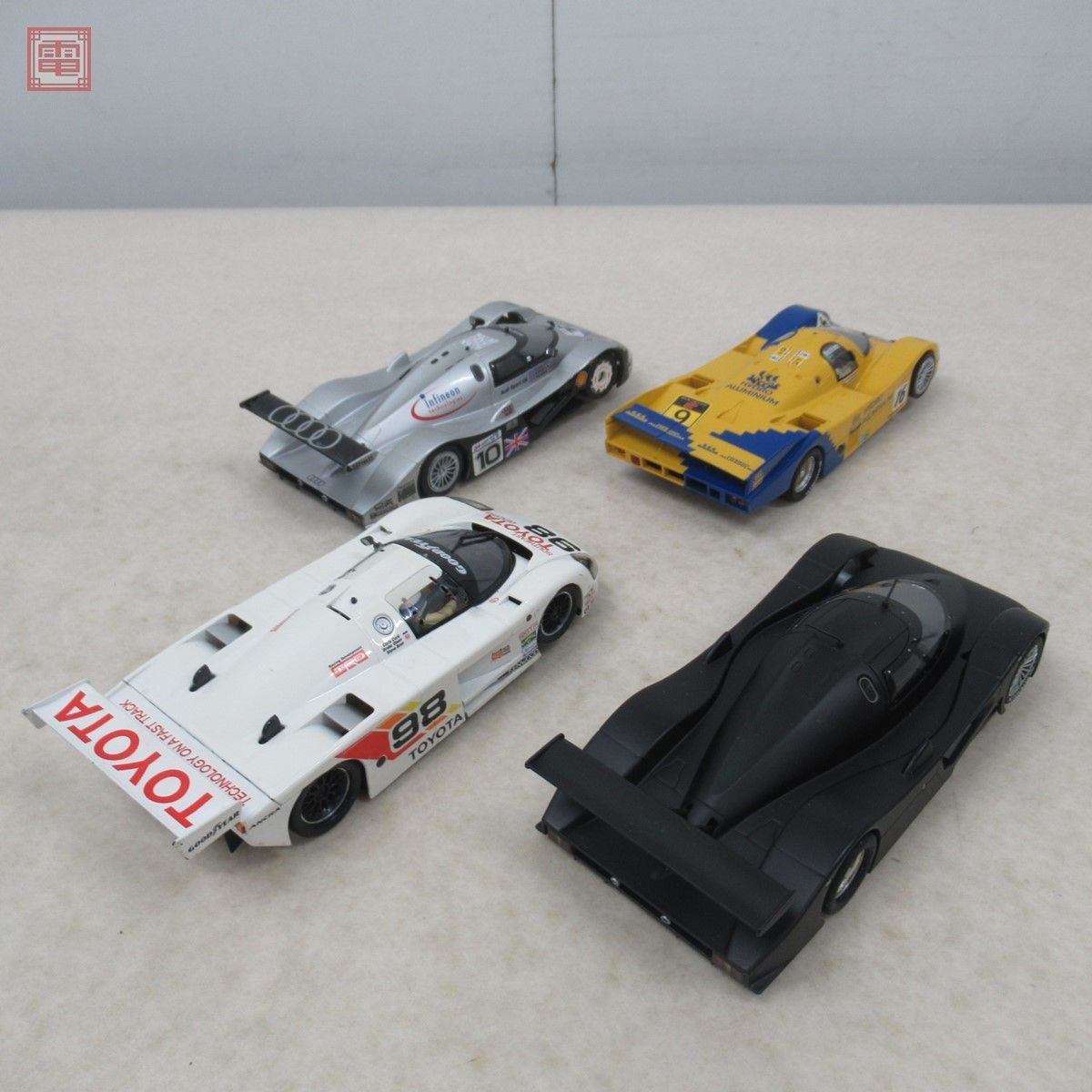 スロットイット 1/32 アウディ R8C/ポルシェ 962/トヨタ 88C 等 計4台