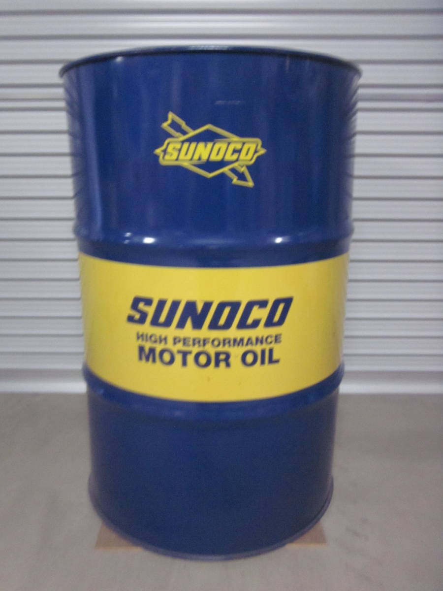 直接引取限定　SUNOCO MOTOR OIL スノコドラム缶　オイル缶　ガレージ　世田谷ベース　_画像1