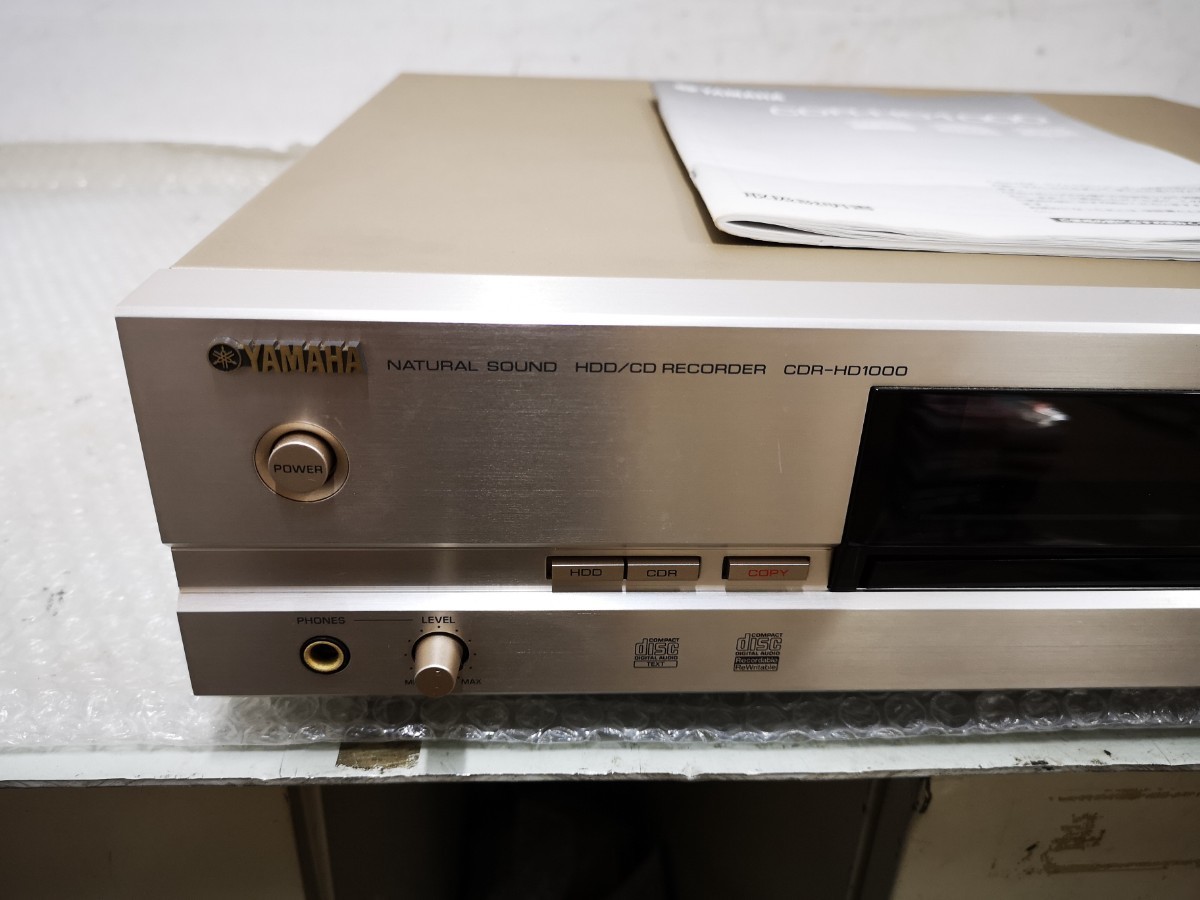 YAMAHA CDR-HD1000 HDD/CDレコーダー 説明書付き 中古_画像2