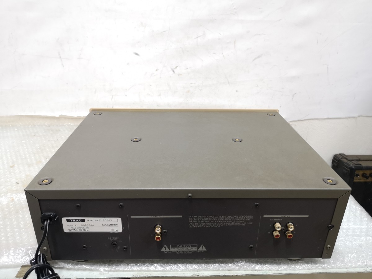 品質一番の TEAC ジャンク051 カセットデッキ V-6030S 一般