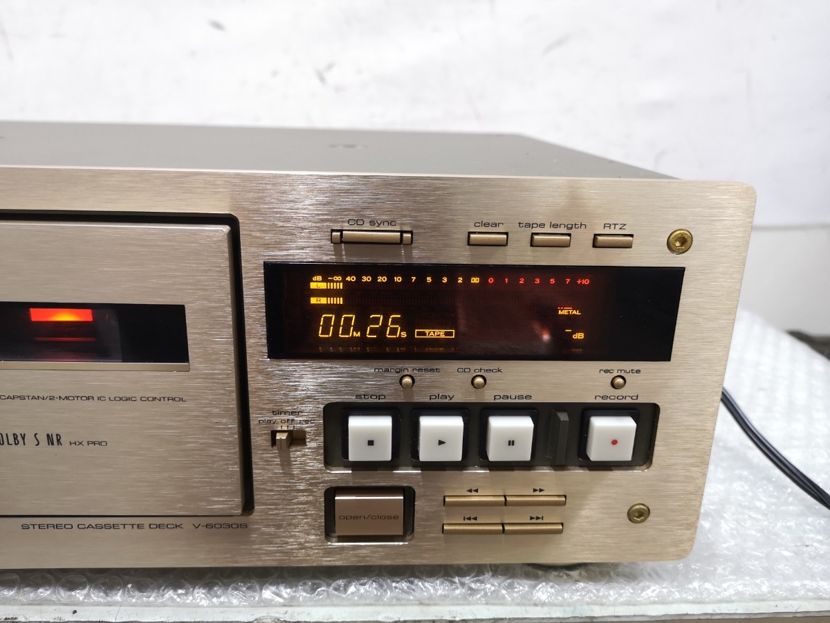 品質一番の TEAC ジャンク051 カセットデッキ V-6030S 一般