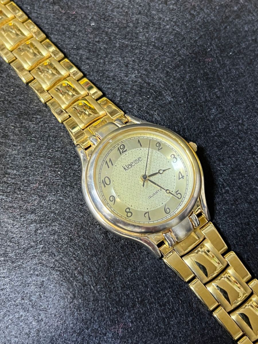 ★ Klaeuse クロイゼ クラシックデザイン ゴールド色 腕時計 ★保管品