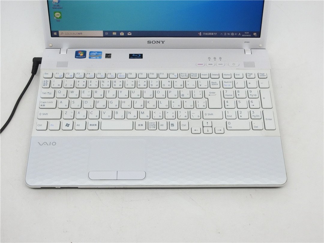 WEBカメラ/中古/15.6型/ノートPC/Win10/爆速SSD240GB/4GB/2世代i5/SONY　VPCEH29FJ　新品無線マウス 　MS office2021ProPlus搭載　_画像2