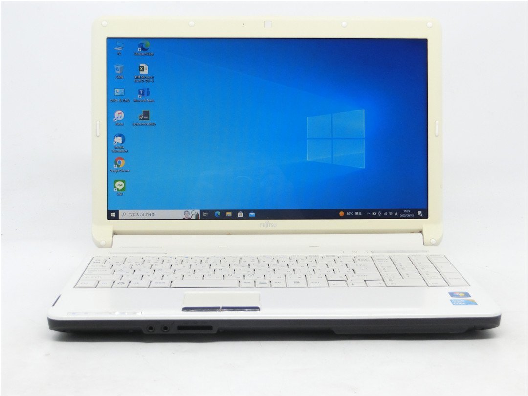 中古/15型/ノートPC/Windows10/爆速SSD256GB/4GB/i3-M350/FMV　FUJITSU　AH530/3A　　MS office2021ProPlus搭載　HDMI　新品無線マウス_画像1