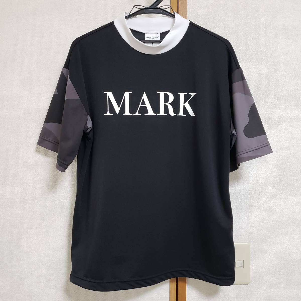 正規品マークアンドロナ MARK＆LONA モックネックシャツ サイズ46