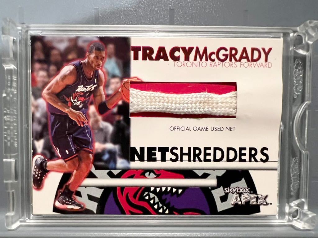 1:960? 鬼レア 99 Skybox Apex Tracy McGrady トレイシー・マグレディ NBA 試合実使用 ネット Net Rickets Panini All-star バスケ 得点王