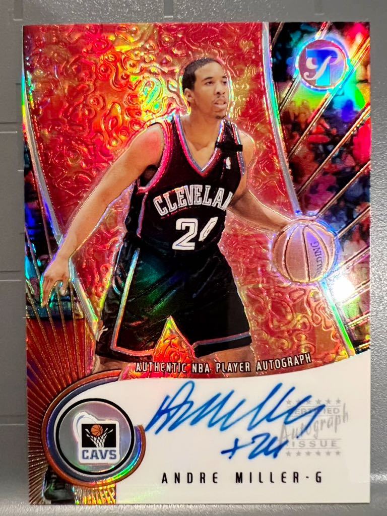 超絶レア直書 Refractor Auto 01-02 Topps Andre Miller アンドレ・ミラー NBA 直筆 サイン Panini バスケ リフレクター 2002 アシスト王