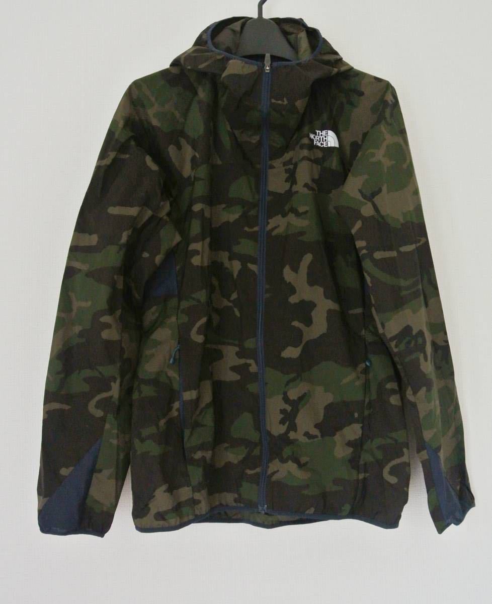 激安 THE NORTH FACE Novelty Swallowtail Vent Hoodie カモフラ S