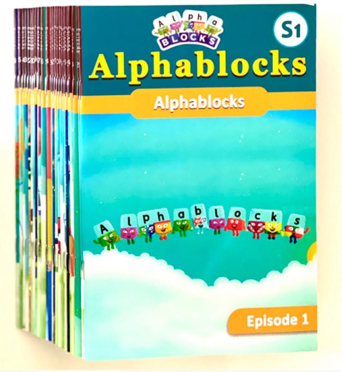 アルファブロックス　アニメ英語絵本　マイヤペン対応　alphabet 多読　洋書　Alphablocks MaiyaPen対応