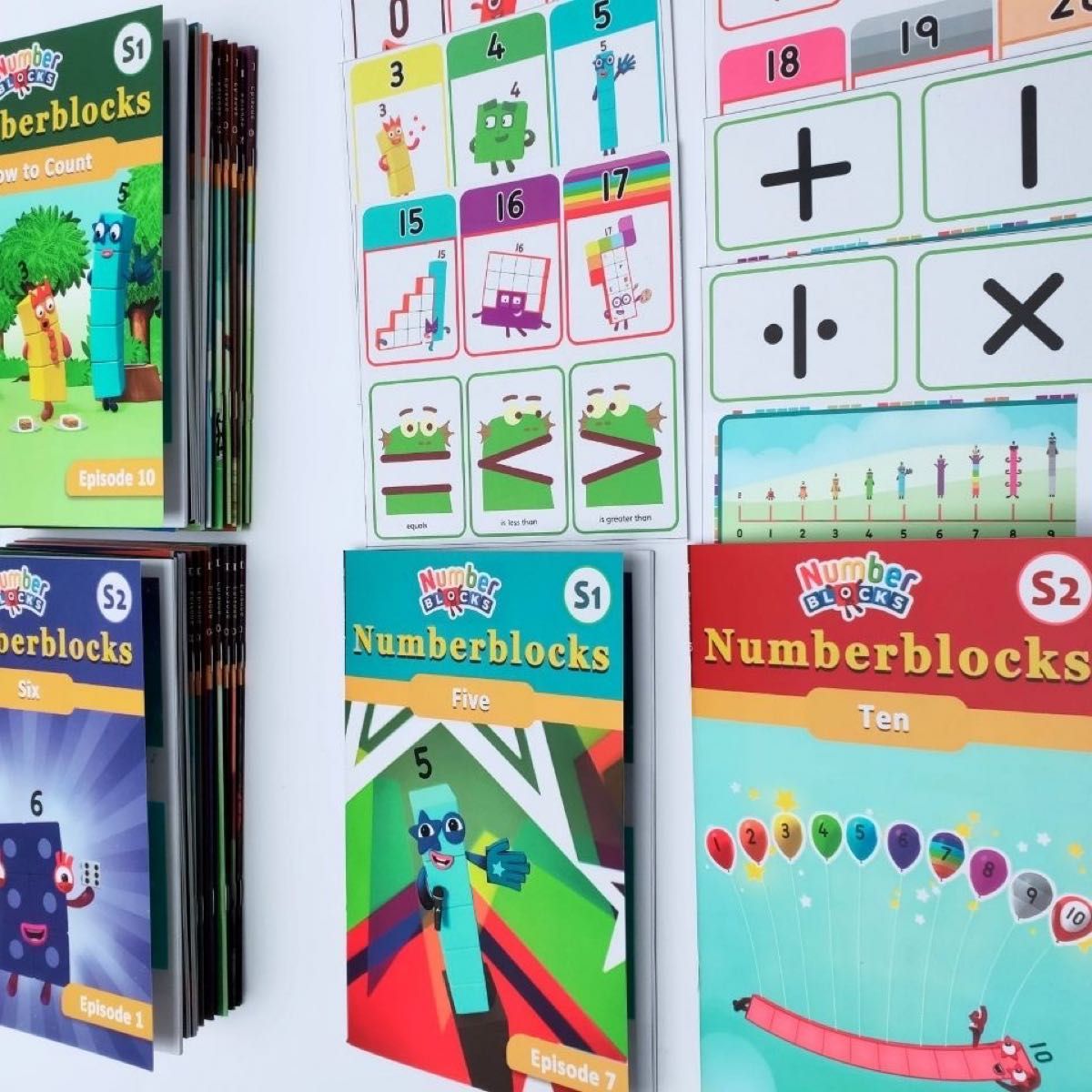 新発売　ナンバーブロックス　シリーズ1-3　アルファブロックス　マイヤペン付　NumberBlocks  ディズニー英語 英語絵本