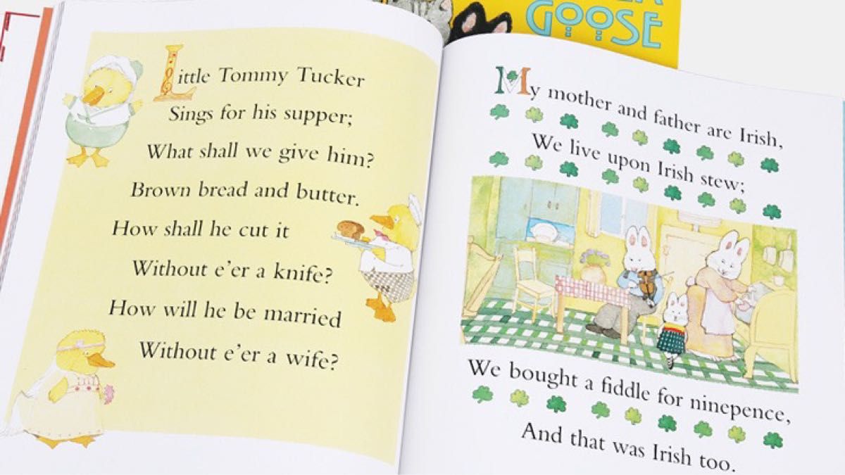 Mother Goose 英語歌謡2冊　マイヤペン対応 洋書　マザーグース　多読　MaiyaPen対応　 英語絵本