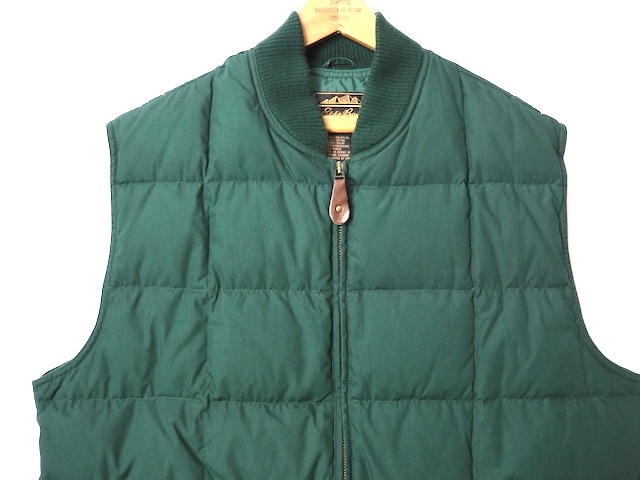 90s Eddie Bauer ダウンベスト XL エディバウアー グリーン ヴィンテージ アウトドア_画像2