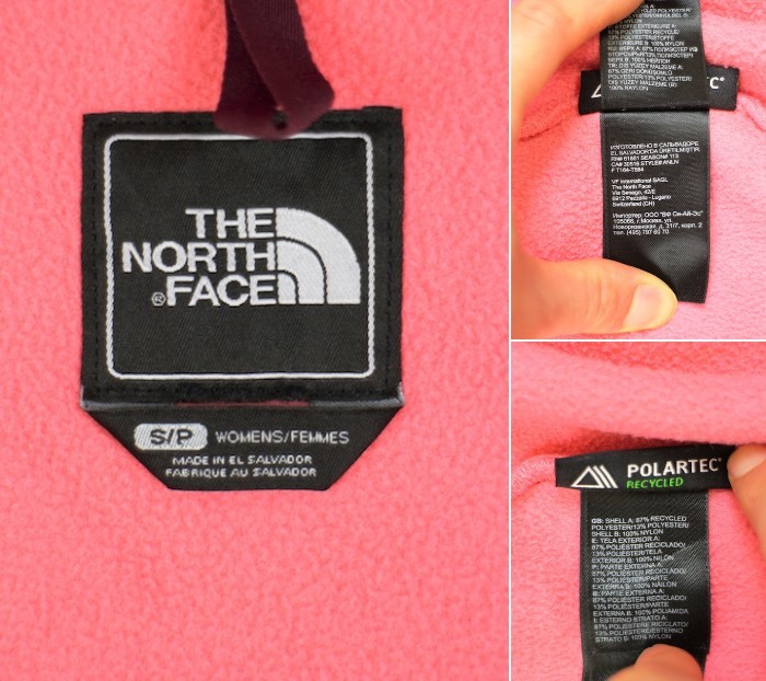 THE NORTH FACE■デナリフードフリースジャケット ピンク/S WOMENS ノースフェイス_画像8