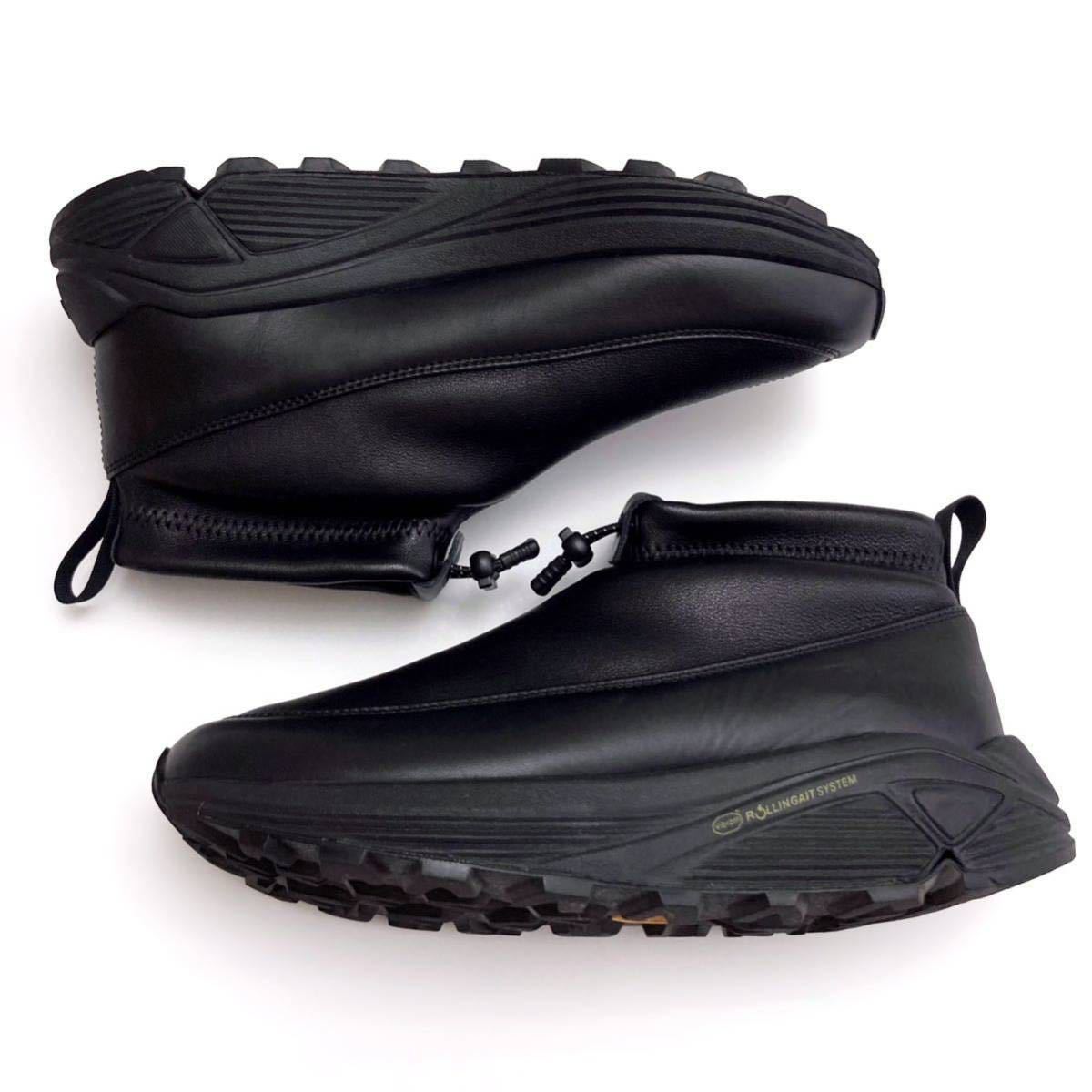美品 SnowPeak Leather Thermal Mock Shoes スノーピーク レザー サーマル モック シューズ 9 27cm スニーカー ブーツ HI-TEC 日本製_画像5