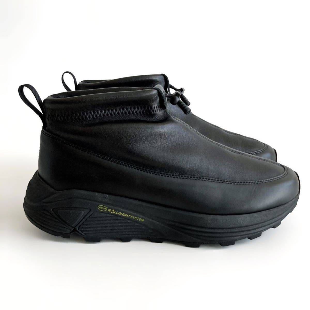 美品 SnowPeak Leather Thermal Mock Shoes スノーピーク レザー サーマル モック シューズ 9 27cm スニーカー ブーツ HI-TEC 日本製_画像4