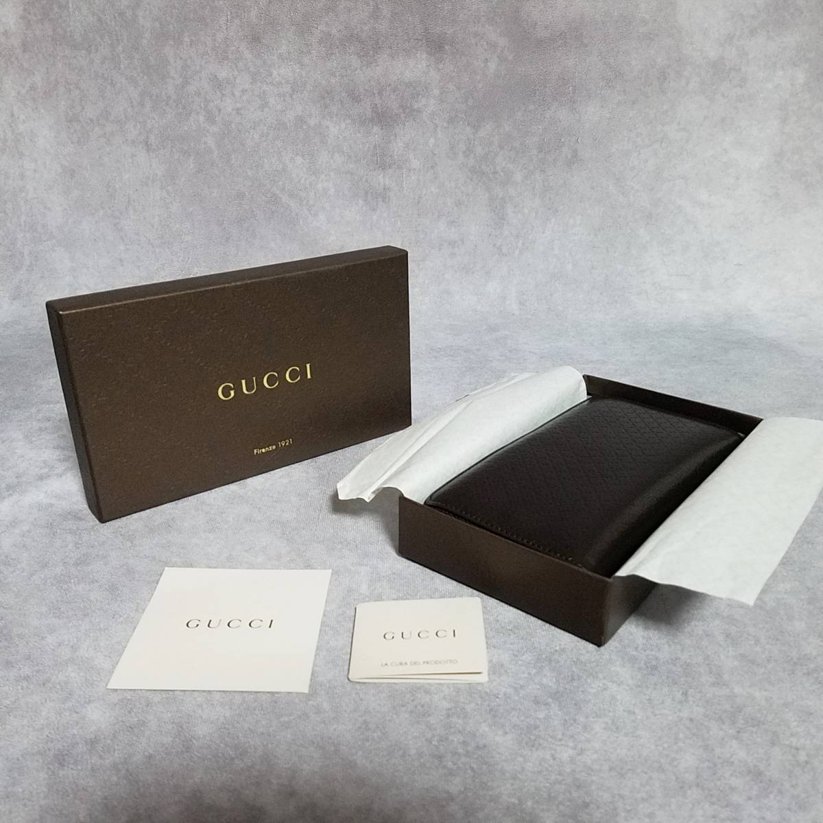 良好】 GUCCI グッチ 正規品 ディアマンテ 本革 レザー ラウンド 良好】 GUCCI グッチ 正規品 ディアマンテ 本革 レザー ラウンド