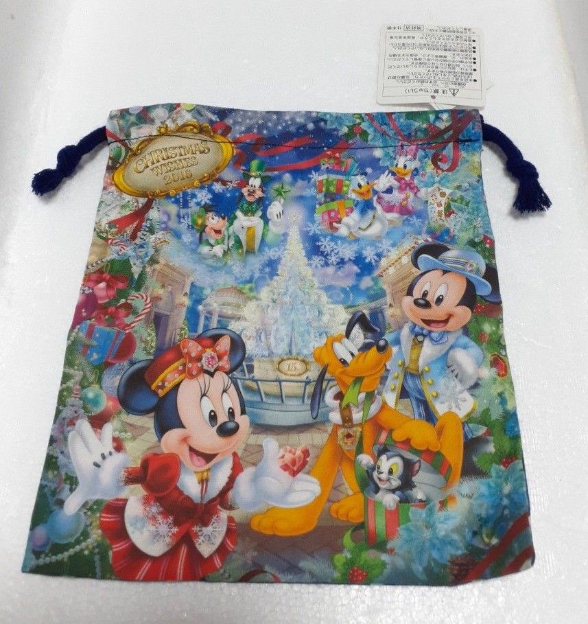 ③　TOKYO Disney SEA　CHRISTMAS　WISHES2016 巾着と大判ハンカチセット