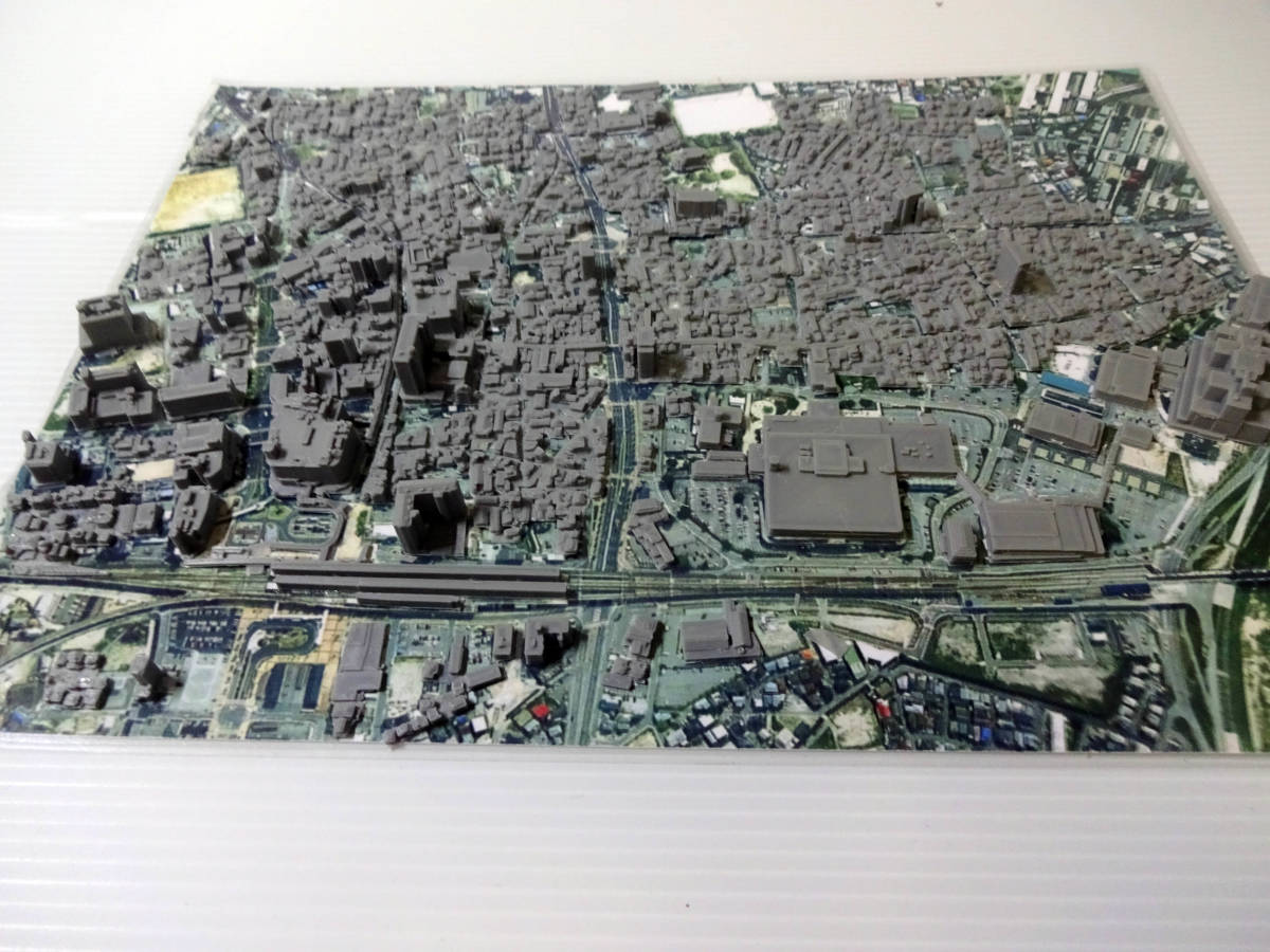福岡市 天神 国土交通省の整備した３D都市データを活用した都市模型