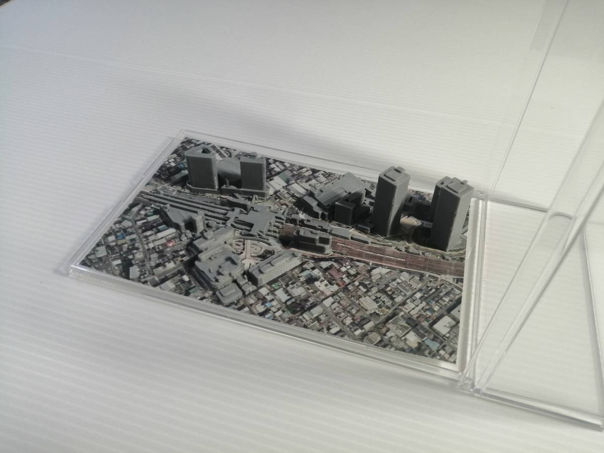 高槻駅　国土交通省の整備した３D都市データを活用した主要駅模型　完成品透明ケース付属_画像5