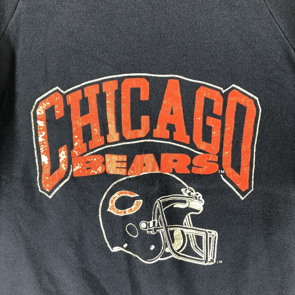 古着 80年代 チャンピオン Champion NFL CHICAGO BEARS シカゴベアーズ プリントスウェットシャツ トレーナー USA製 メンズM /eaa368041_画像4