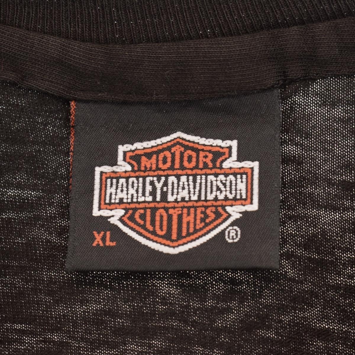 古着 90年代 ハーレーダビッドソン Harley-Davidson モーターサイクル バイクTシャツ メンズXL ヴィンテージ /eaa320216_画像3