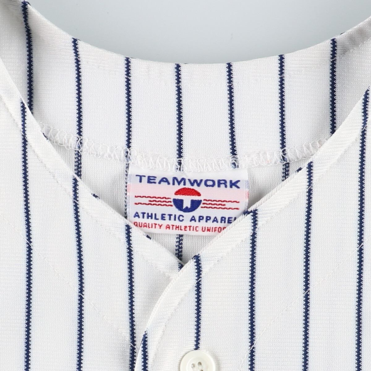 古着 TEAMWORK MLB NEW YORK YANKEES ニューヨークヤンキース ゲームシャツ ベースボールシャツ メンズXXL /eaa369400_画像3