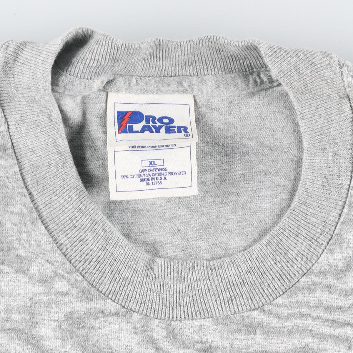 古着 90年代 PRO LAYER スポーツプリントTシャツ USA製 メンズXL ヴィンテージ /eaa323824 【SS2309】_画像3