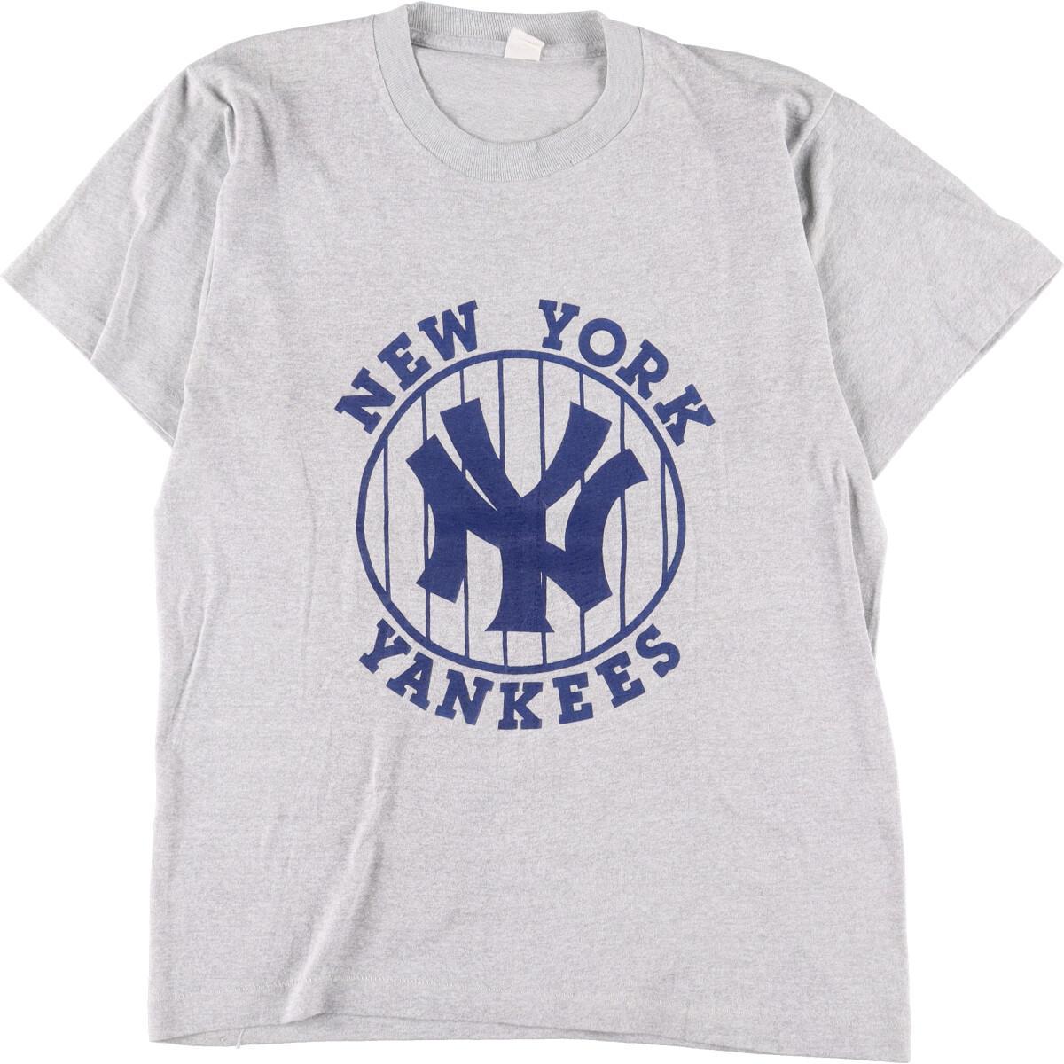 古着 MLB NEW YORK YANKEES ニューヨークヤンキース スポーツプリントTシャツ メンズM /eaa327055 【SS2309】