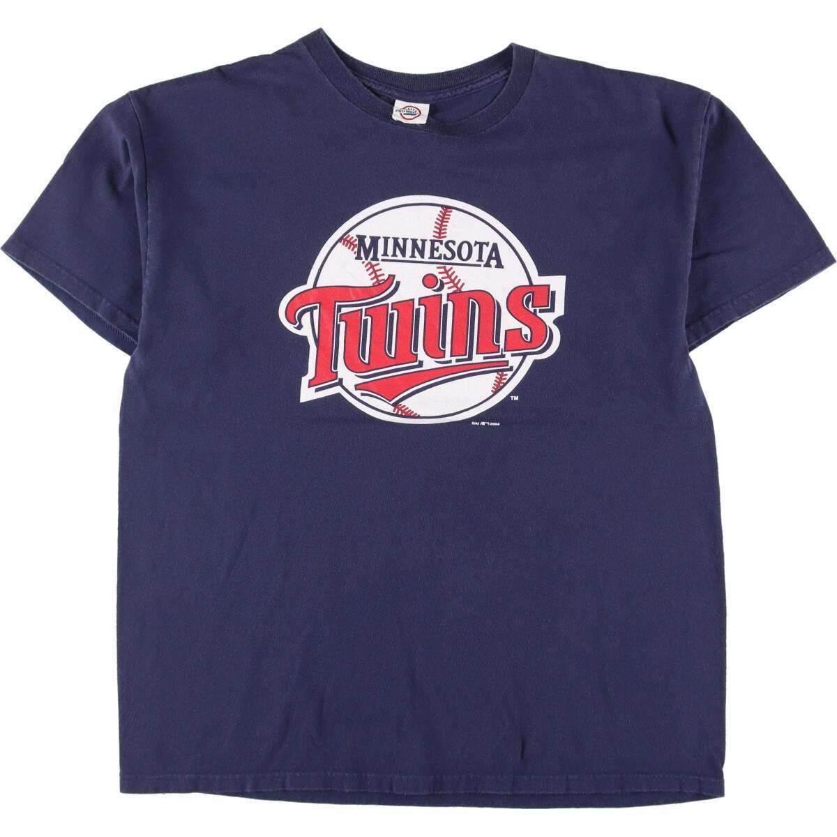 古着 デルタ DELTA MLB MINNESOTA TWINS ミネソタツインズ スポーツプリントTシャツ メンズL /eaa327407 【SS2309】_画像1