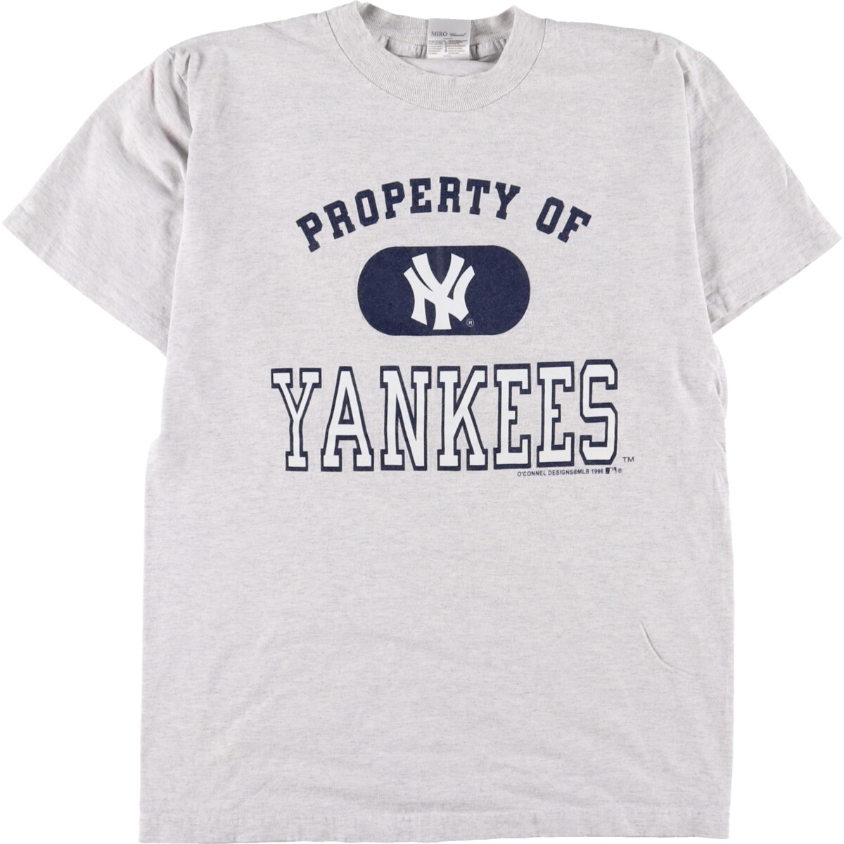古着 90年代 MIRO MLB NEW YORK YANKEES ニューヨークヤンキース スポーツプリントTシャツ メンズS ヴィンテージ /eaa334091 【SS2309】