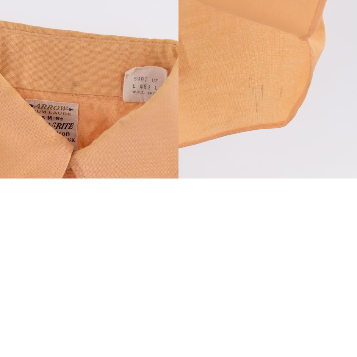古着 70年代 アロー Arrow 半袖 ボタンダウンシャツ USA製 メンズM ヴィンテージ /eaa332035 【SS2309】_画像10