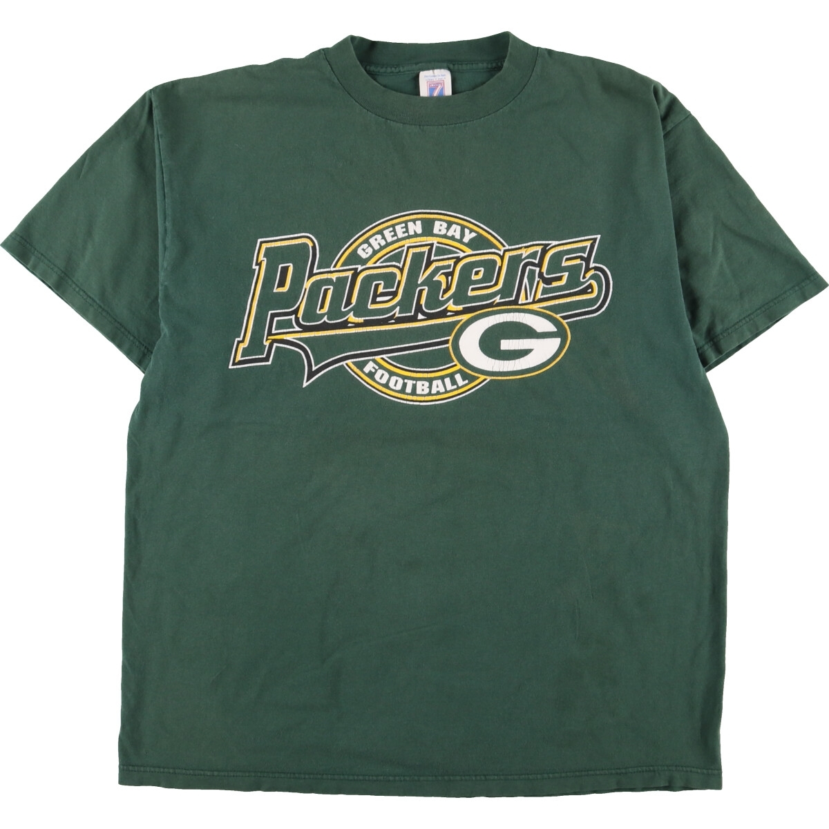 古着 90年代 LOGO7 NFL GREEN BAY PACKERS グリーンベイパッカーズ スポーツプリントTシャツ メンズL ヴィンテージ /eaa334099 【SS2309】_画像1