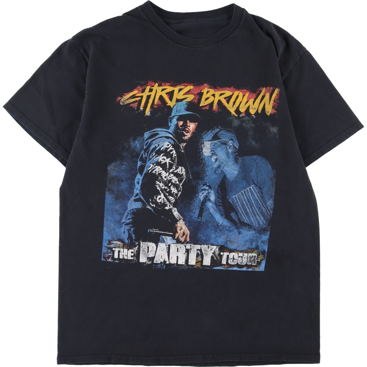 古着 CHRIS BROWN クリスブラウン ラップTシャツ ラップT メンズS ヴィンテージ /eaa334389 【SS2309】_画像1