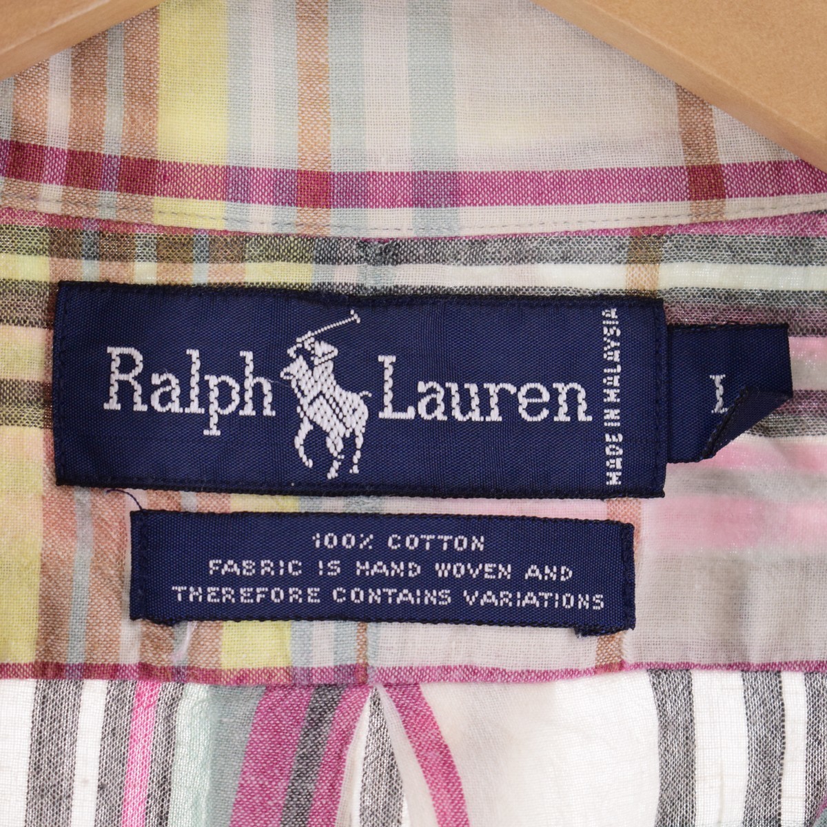 古着 ラルフローレン Ralph Lauren 半袖 ボタンダウン チェックシャツ メンズXL /eaa336099 【SS2309】_画像3