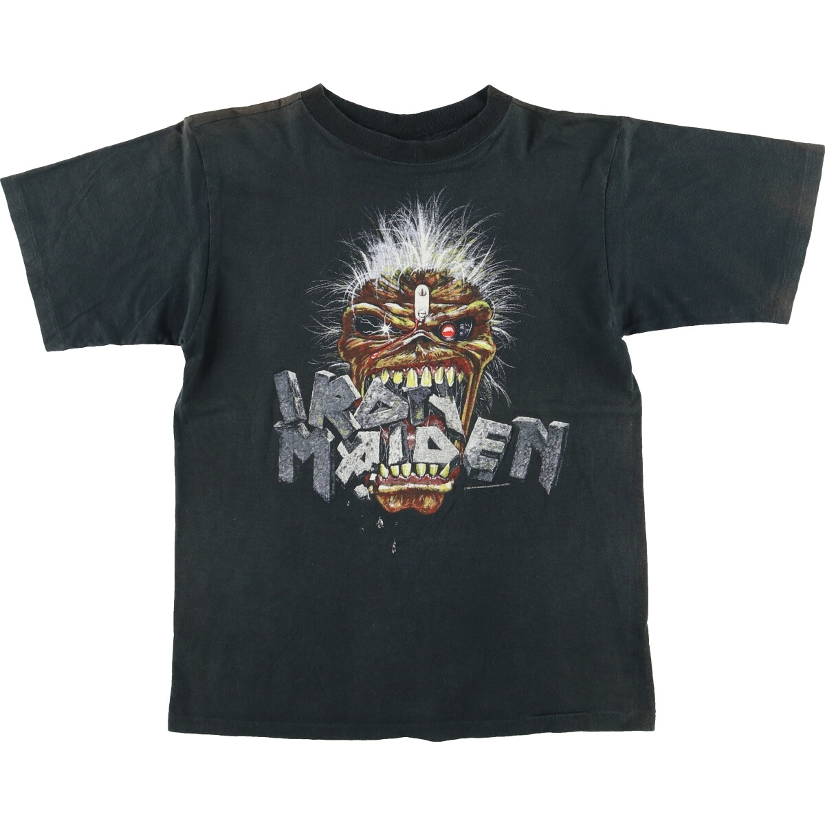 古着 80年代 SPLASH IRON MAIDEN アイアンメイデン バンドTシャツ バンT 英国製 メンズS ヴィンテージ /evb001851 【SS2309】_画像1