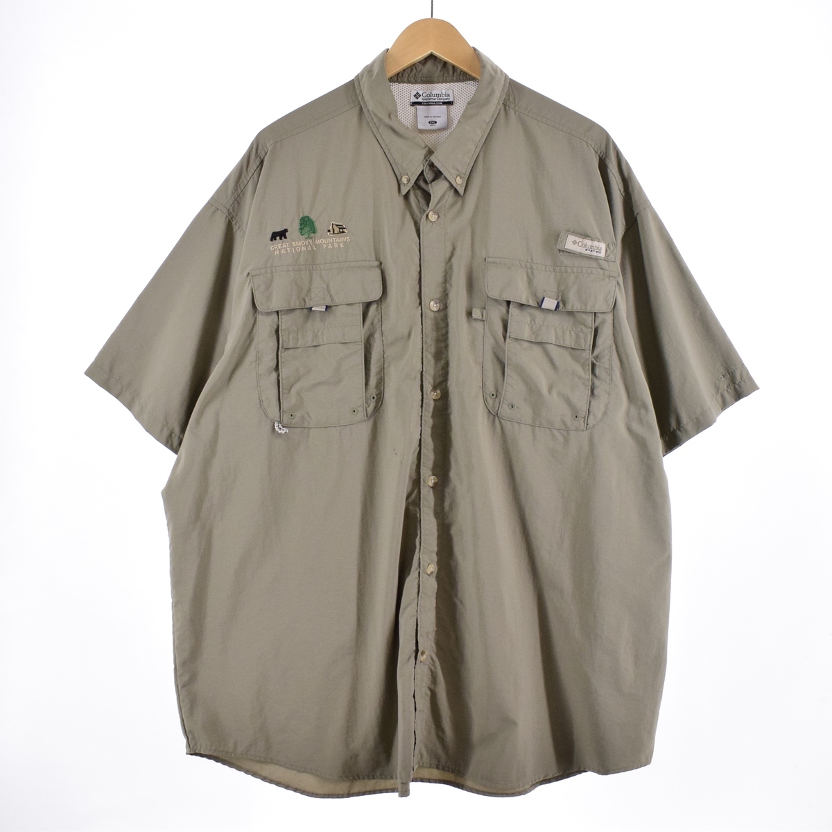 古着 コロンビア Columbia PFG 半袖 フィッシングシャツ メンズXXL /eaa336234 【SS2309】_画像1