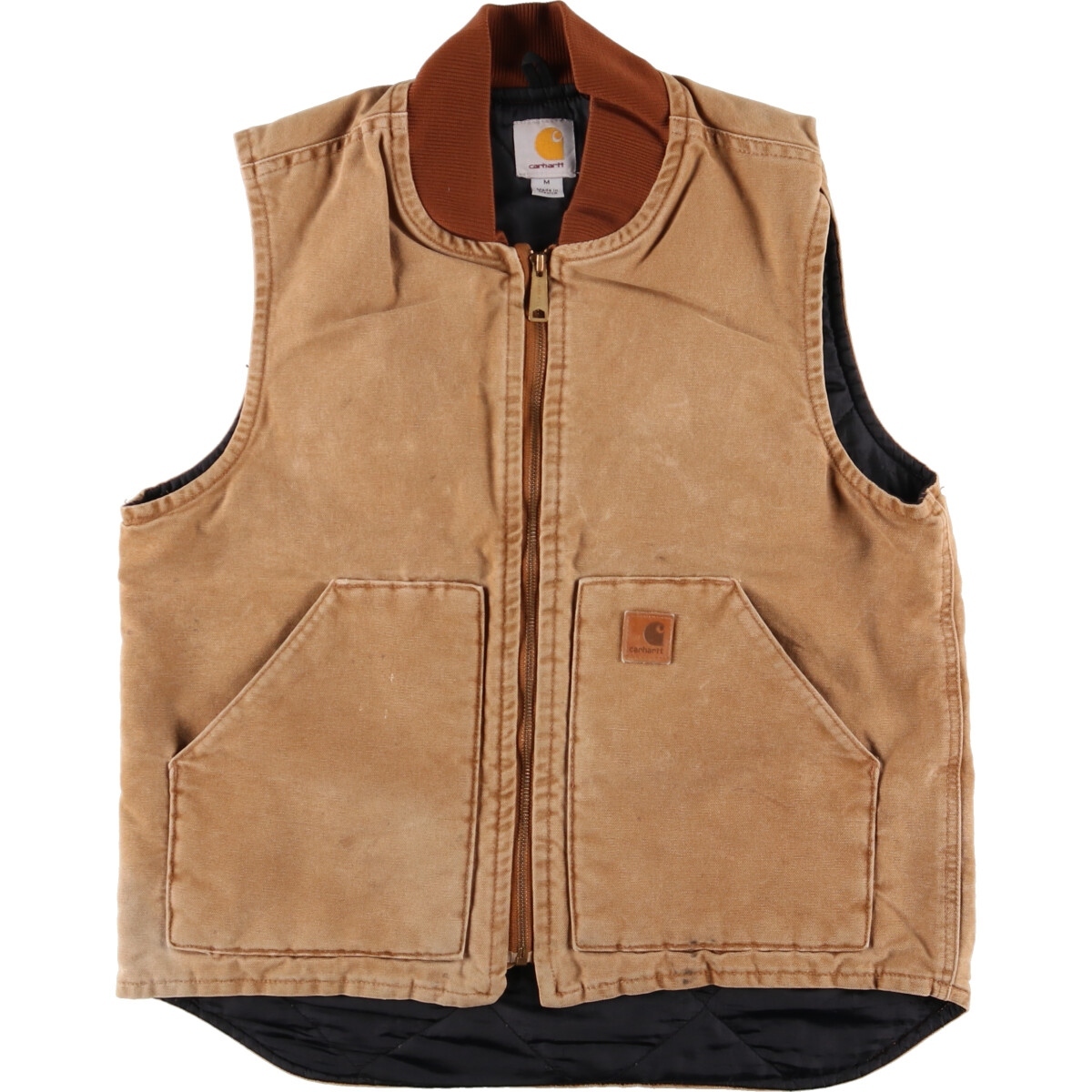 激安価格の 古着 カーハート Carhartt ダック地ベスト メンズL