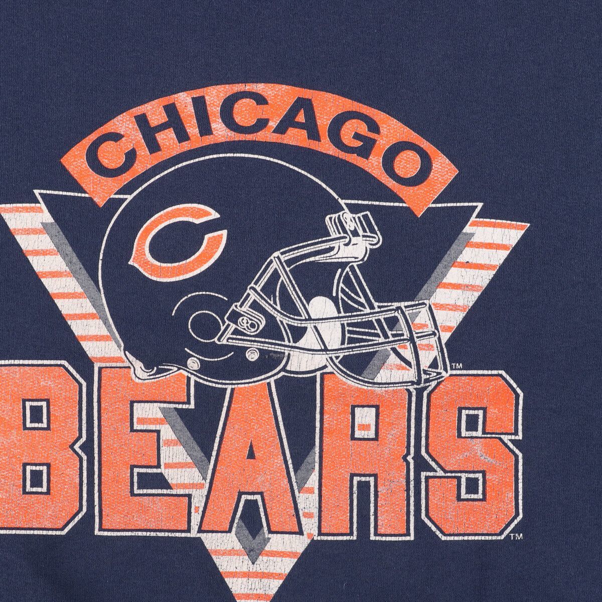古着 90年代 TRENCH NFL Chicago Bears シカゴ ベアーズ スウェットシャツ トレーナー USA製 メンズL ヴィンテージ /eaa353475_画像4