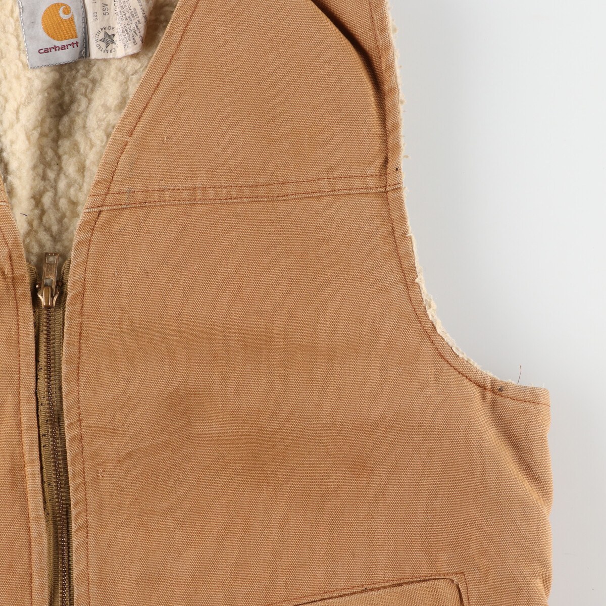 古着 80~90年代 カーハート Carhartt ダック地ベスト USA製 メンズXL ヴィンテージ /eaa373461_画像7