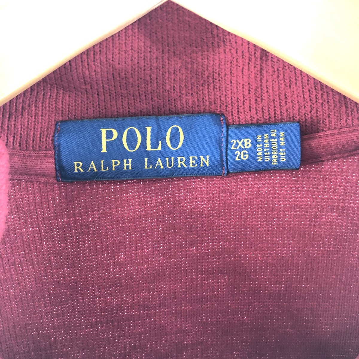 古着 ラルフローレン Ralph Lauren POLO RALPH LAUREN コットンニットハーフジップセーター メンズXXL /eaa375943_画像3