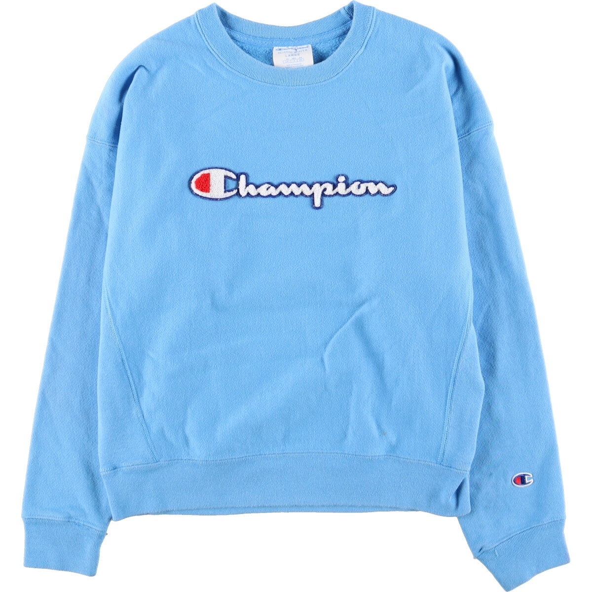 古着 チャンピオン Champion リバースウィーブ 復刻 単色タグ ワンポイントロゴスウェット トレーナー メンズL /eaa375347