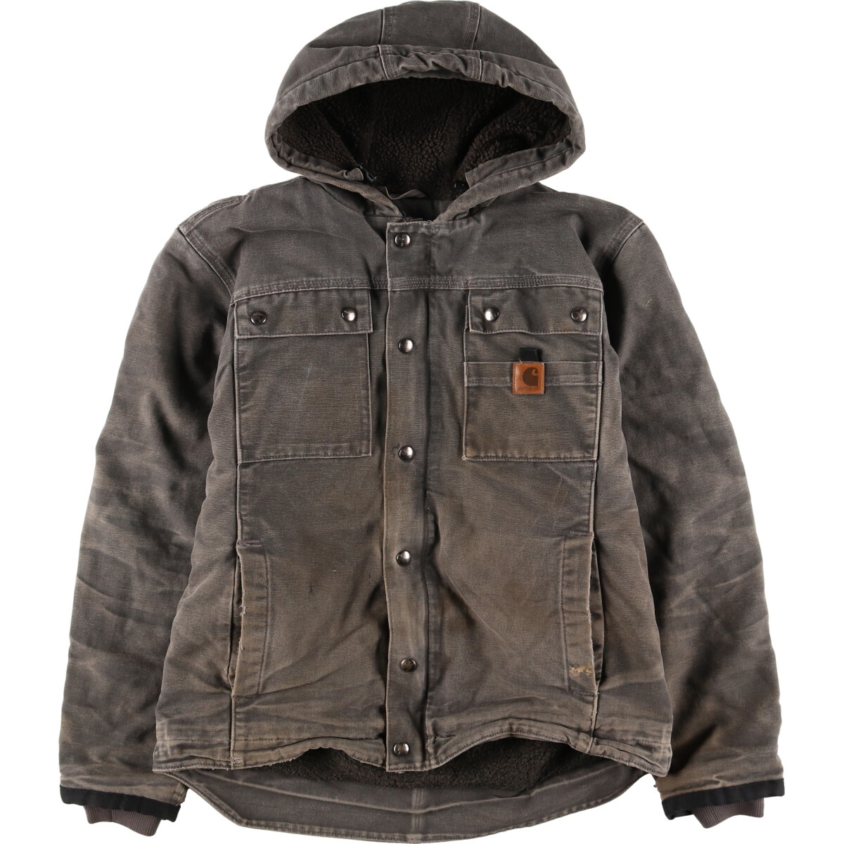 古着 カーハート Carhartt ダック地フルジップパーカー メンズXL /eaa375786_画像1